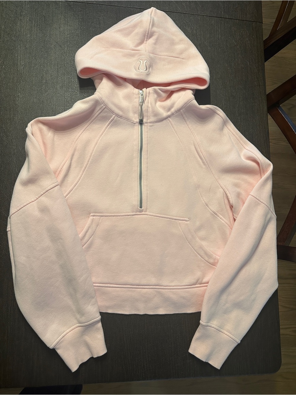 lululemon athletica Light Pink Half-Zip Hoodie